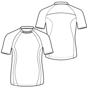 Fashion sewing patterns for MEN T-Shirts Cyclist T-Shirt 2938